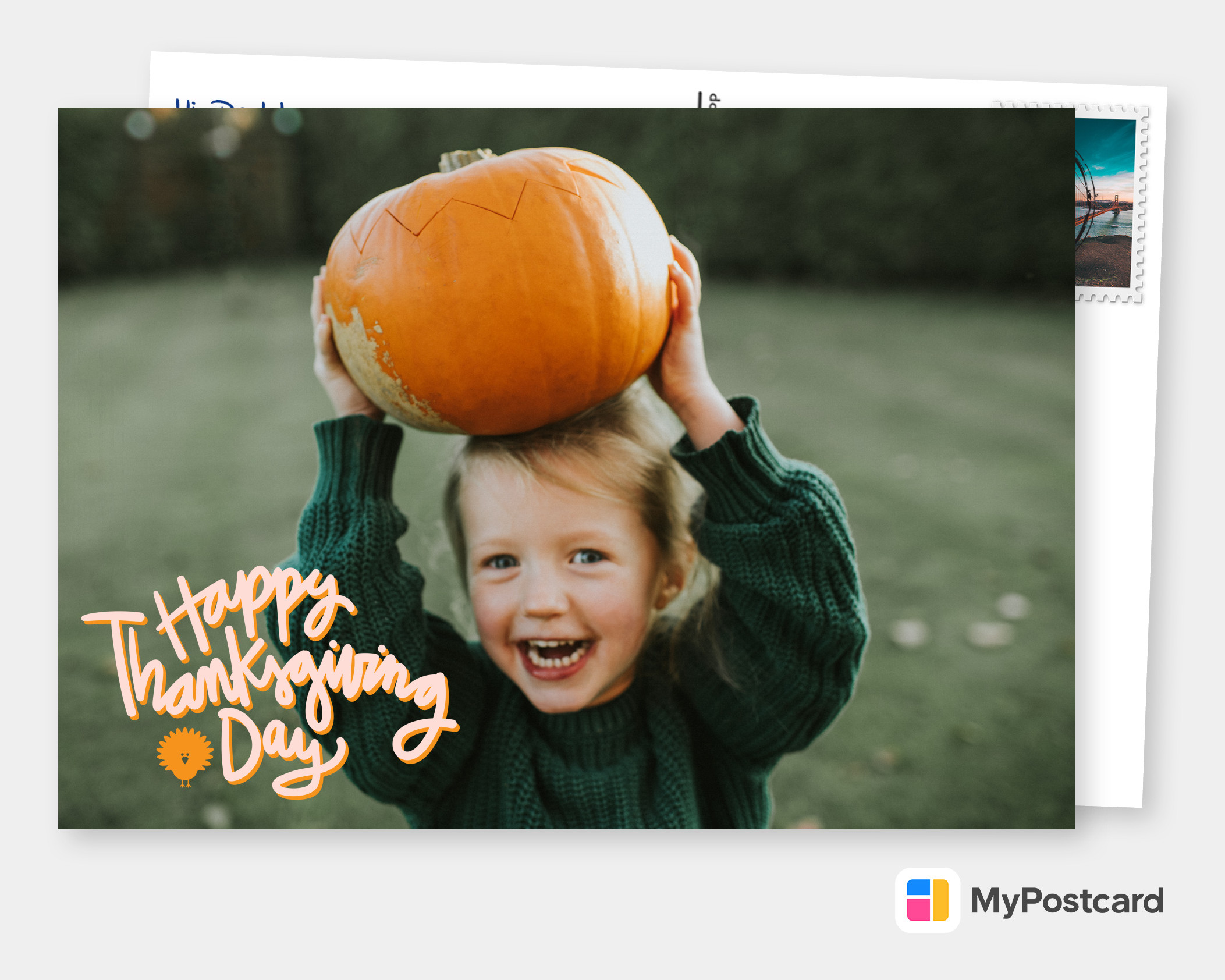 Happy Thanksgiving Day | Thanksgiving Cards 🦃🥧🎉 | Send real postcards  online