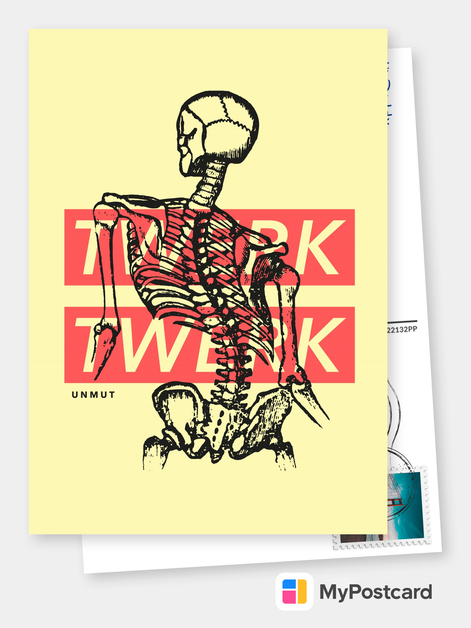 UNMUT – Twerk | Art, Photo & Illustration Cards 🎨📸 | Send real postcards  online