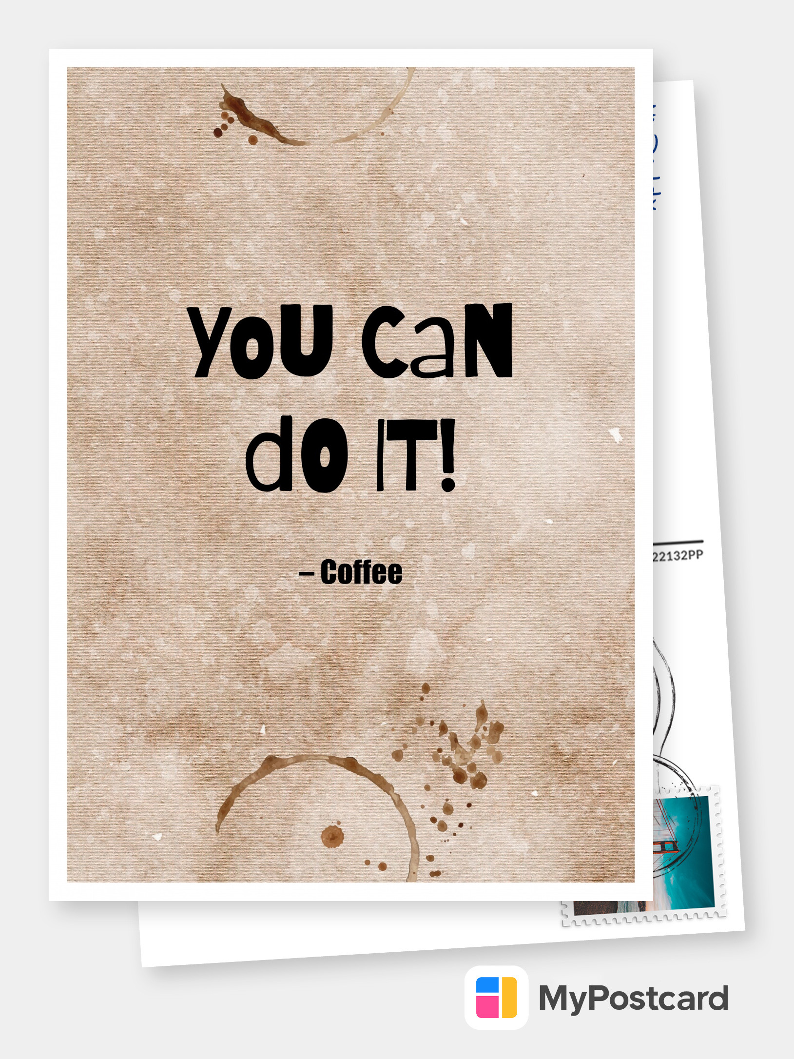 YOU CAN DO IT! coffee | Funny Cards & Quotes 👻💩🤪 | Send real postcards ...