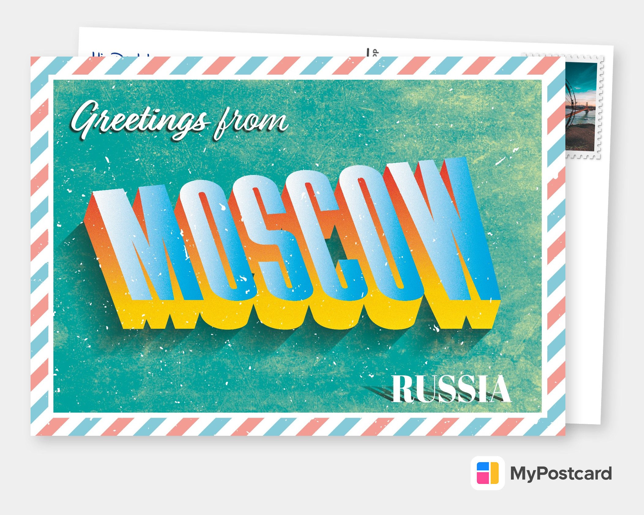 Moscow - Retro Style | Vacation Cards & Quotes 🗺️🏖️ | Send real postcards  online