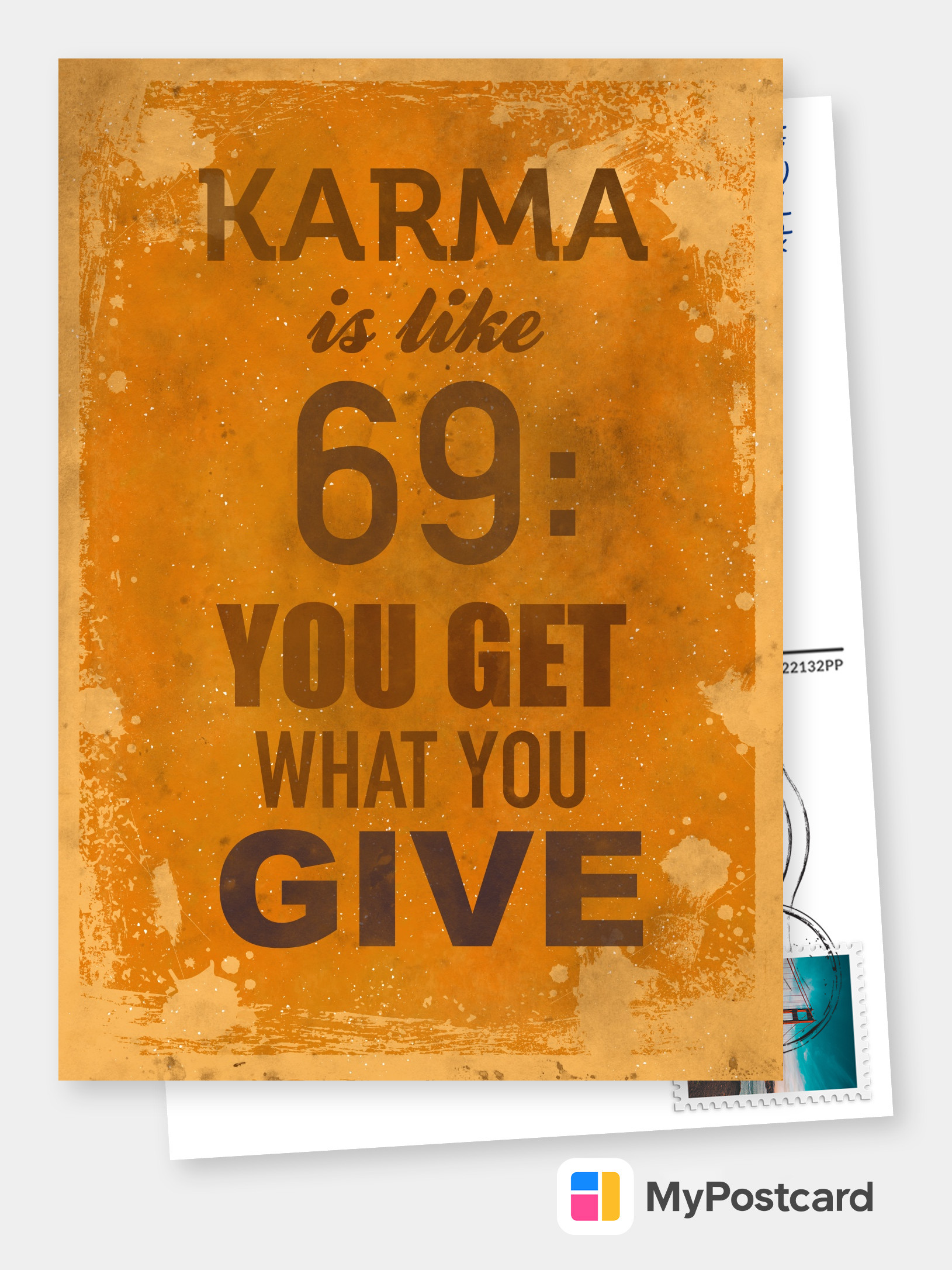 Karma 69 | Citazioni & Detti 💬💡🤔 | Spedisci vere e proprie cartoline  online