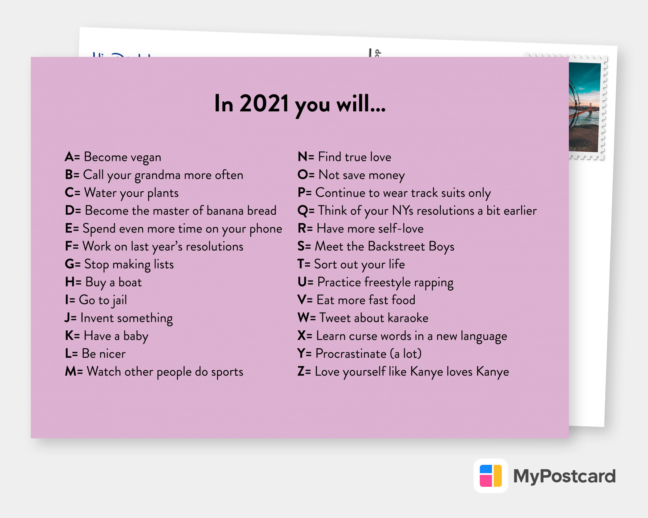 In 21 You Will Just Because Cards Quotes Send Real Postcards Online