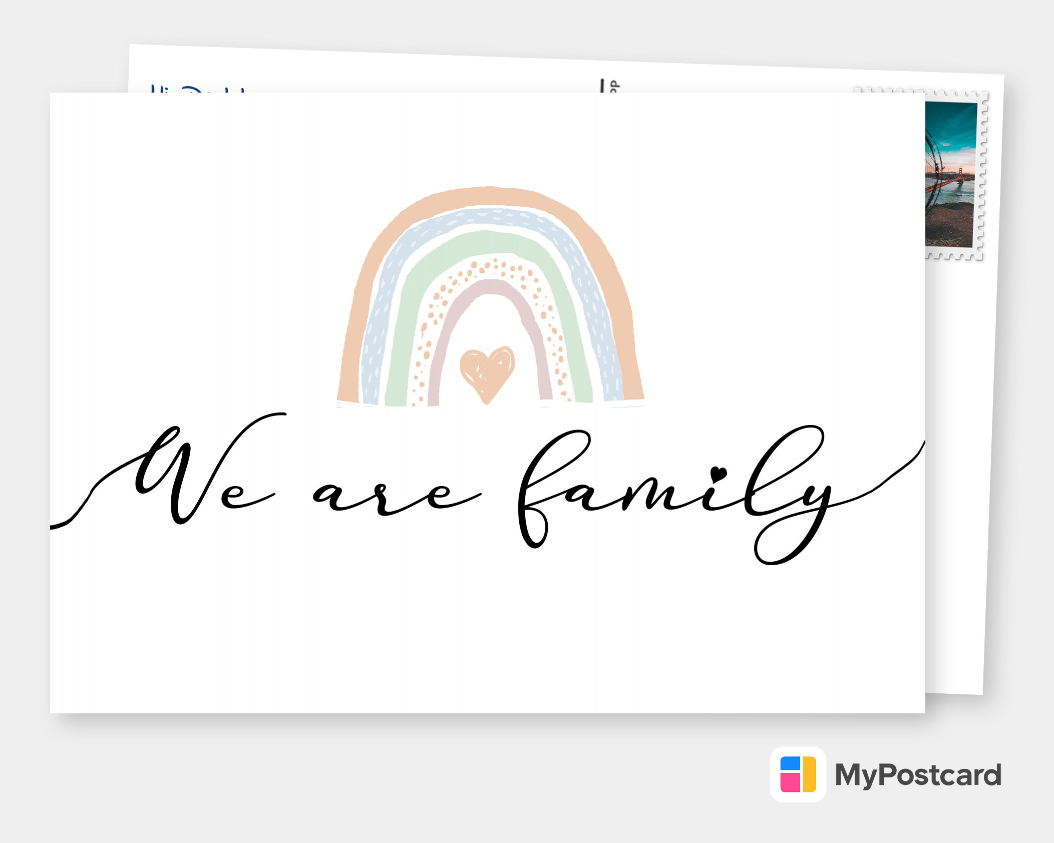 We are family | Baby & Family Cards 👶👪 | Send real postcards online