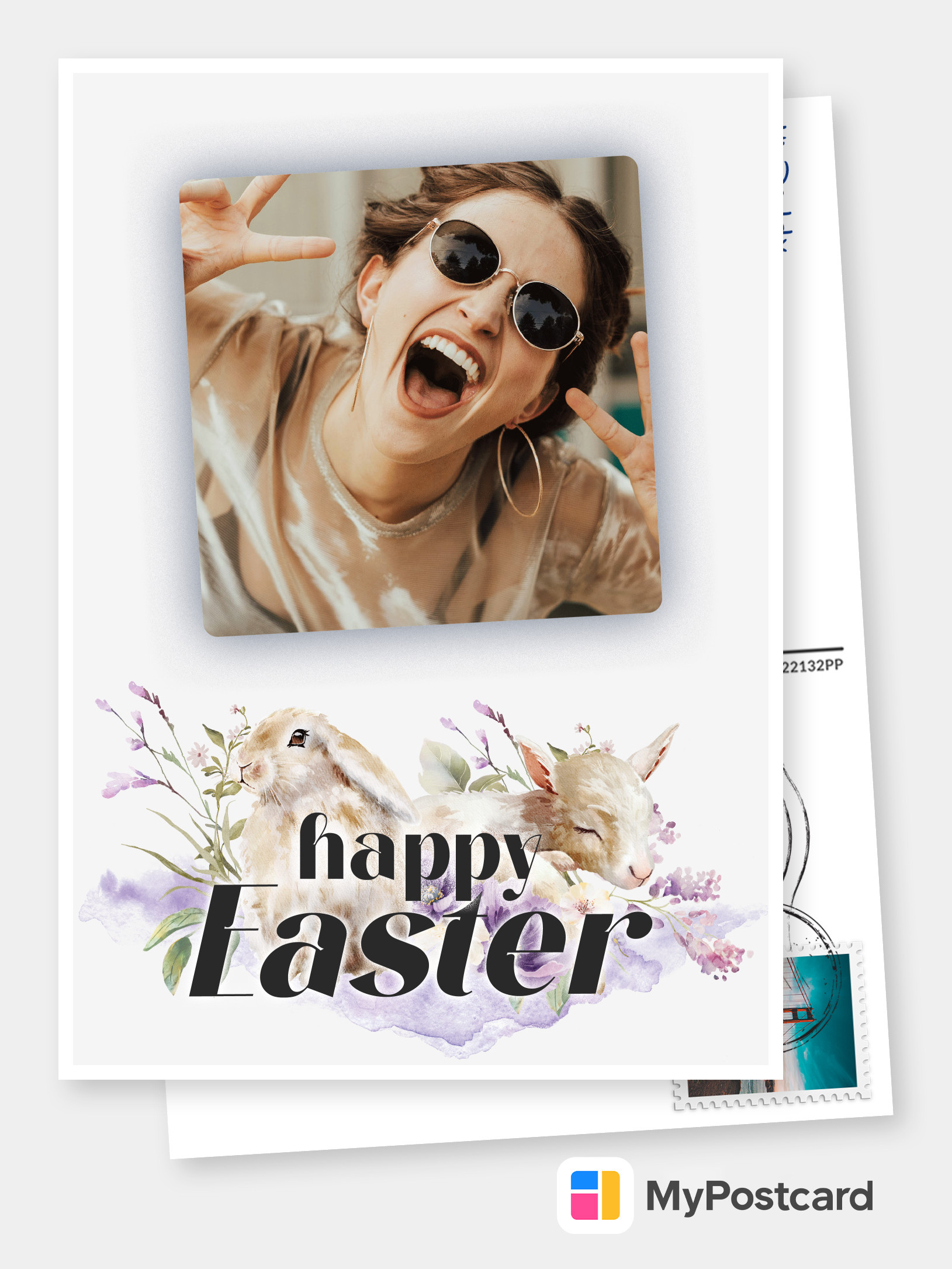 HAPPY EASTER | Happy Easter Cards 🐰🐤🎁 | Send real postcards online
