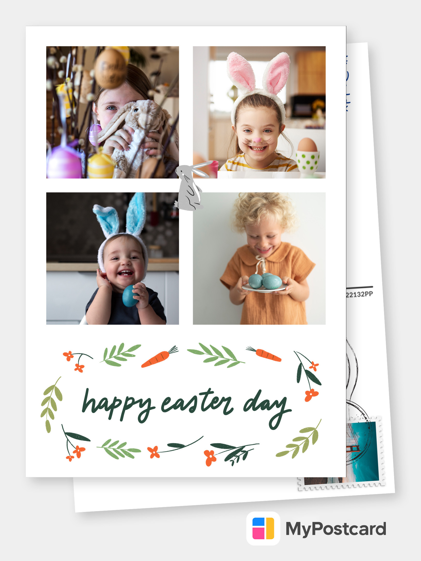 HAPPY EASTER | Happy Easter Cards 🐰🐤🎁 | Send real postcards online