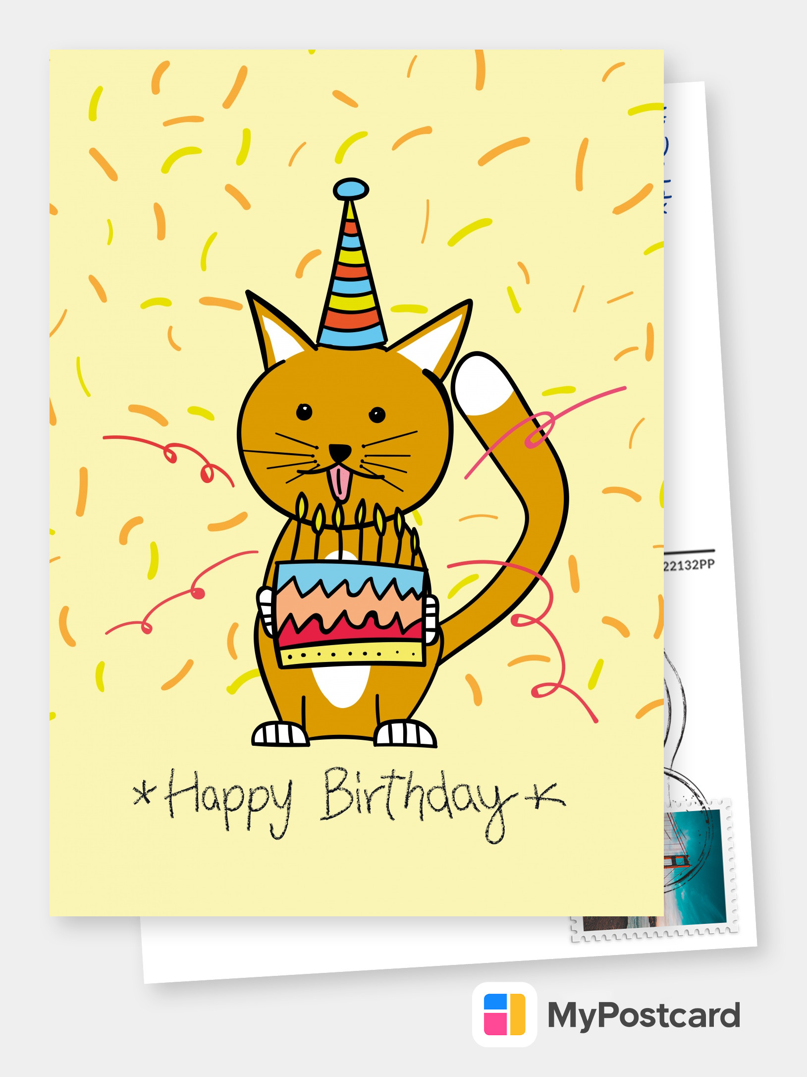 free printable happy birthday cards online customized cards printed mailed for you international online or with our free postcard app postcard service